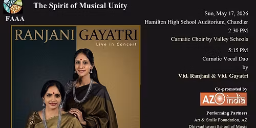 Carnatic Vocal Duo - Vid. Ranjani & Vid. Gayatri