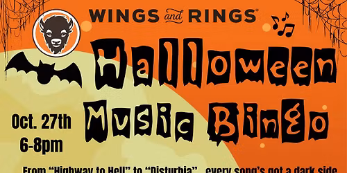 Halloween Music Bingo