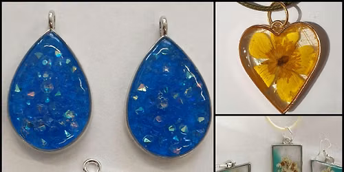 Resin jewellery with Helen COAST Funded by Swansea Council