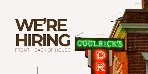 Goolrick\u2019s Hiring Event 5\/21