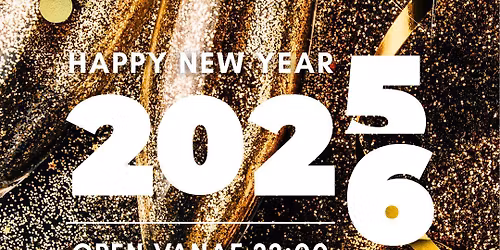 Caf\u00e9 De Vrijheid \u2013 New Year\u2019s Eve 2025 \u279c 2026