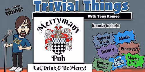 Merryman's Pub First Wednesday Trivia Night