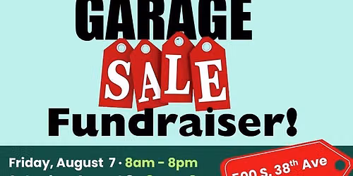CenterStage Garage Sale Fundraiser (Saturday, 8\/8\/26)