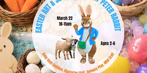 Easter Art & Sensory Play with Peter Rabbit