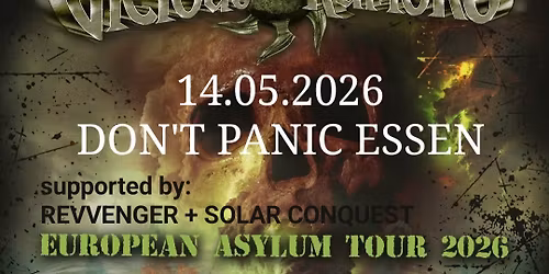 VICIOUS RUMORS + SOLAR CONQUEST + REVVENGER presented by LEAVEN ENTERTAINMENT 