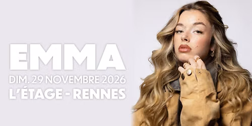 EMMA en concert \u00e0 @Rennes (29.11.26) - L'\u00c9tage
