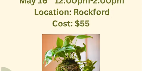 Kokodama Plant Workshop