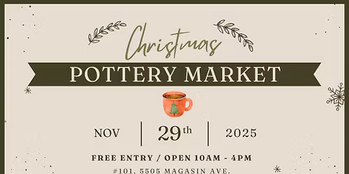 Christmas Pottery Market