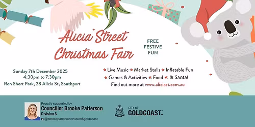 Alicia Street Christmas Fair 2025