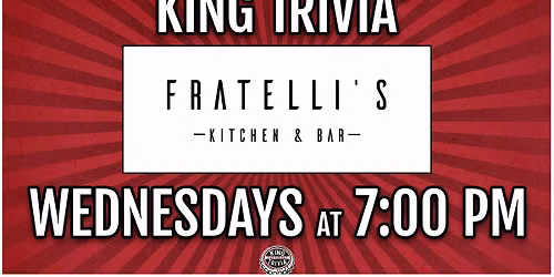 Trivia Night at Fratelli's Italian Kitchen