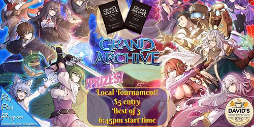 Grand Archive Local Tournaments!