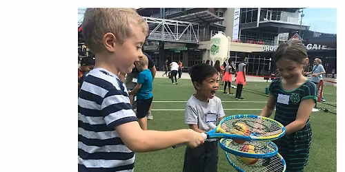Tuesday Tennis on the Turf: Free Intro to Tennis for Kids  In June!