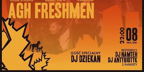 AGH FRESHMEN | Dyskoteka Klub Studio x URSS AGH