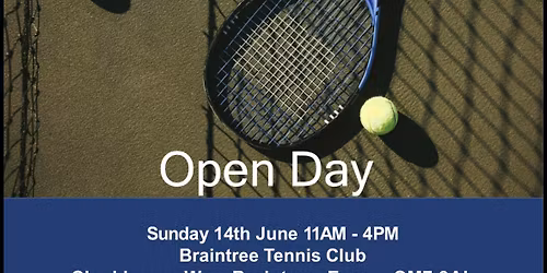 Braintree Tennis Club Free Open Day