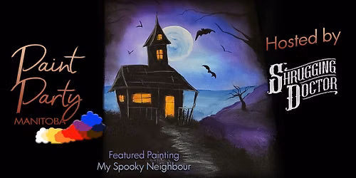 Halloween Paint Night at Shrugging Doctor