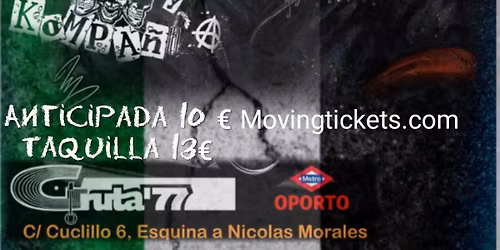 Miseria y Kompa\u00f1ia + Deklarados Kulpables en Gruta 77!!