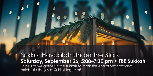 Sukkot Havdalah Under the Stars