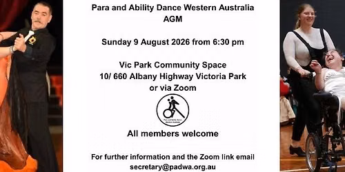 AGM Para and Ability Dance Western Australia