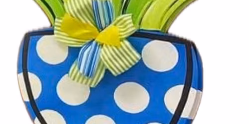 Spring Door Hanger Decorating