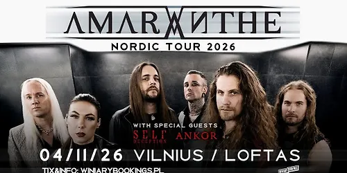 AMARANTHE Self Deception Ankor 4.11.26 Loftas Vilnius