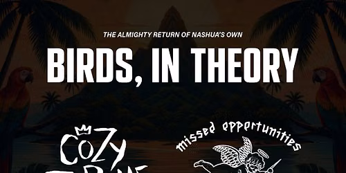 BIRDS IN THEORY, COZY THRONE, MISSED OPPORTUNITIES