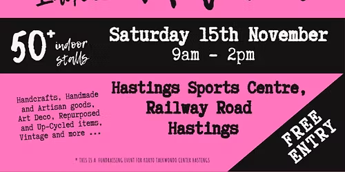 Hastings Indoor Market - Saturday 15th November 2025