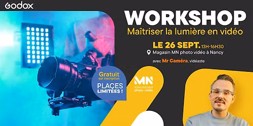 Workshop : Ma\u00eetriser la lumi\u00e8re et les accessoires en vid\u00e9o