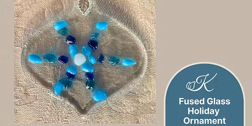 SOLD OUT: Fused Glass Holiday Ornament