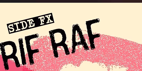 RIF RAF DEBUT @ PROHIBITION With SIDE FX !!