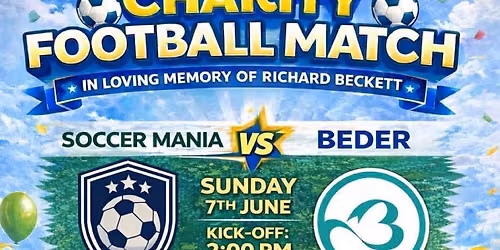 Charity football match in memory of Richard Beckett