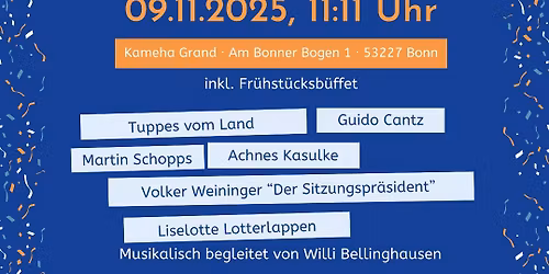3. Rednersitzung KG Wiesse M\u00fc\u00fcs e.V.