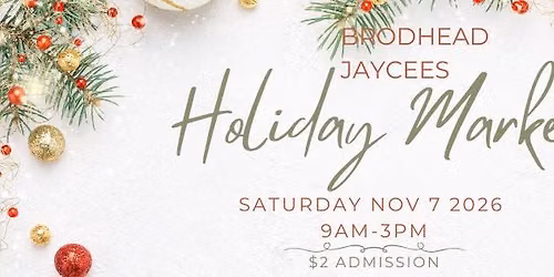 50th Annual Brodhead Jaycee Holiday Market!