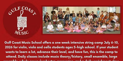 Gulf Coast Music Summer String Camp