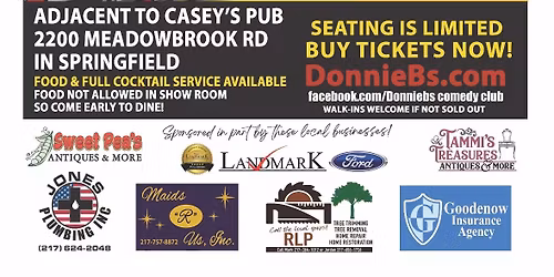 Ring in the New Year @ Donnie B\u2019s Comedy