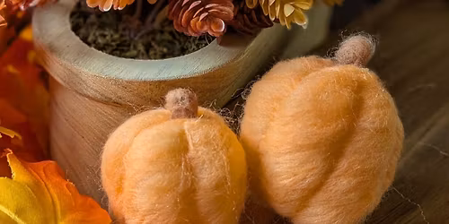 Make Your Own Needle Felted Pumpkins