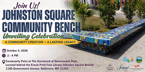 Johnston Square Community Bench Unveiling