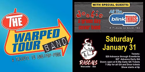 The Warped Tour Band with Dookie & All The Blink Things