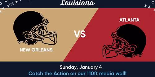 New Orleans vs Atlanta Watch Party at Sports & Social Louisiana