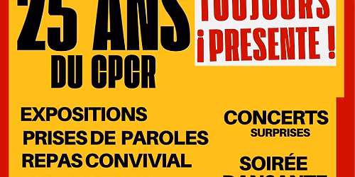 25 ans du CPCR