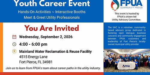 Youth Career Event hosted by FPUA Utility Advisory Committee