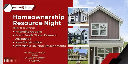Homeownership Resource Night Presented By Garnet Group