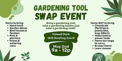Neighborhood Garden Tool Swap