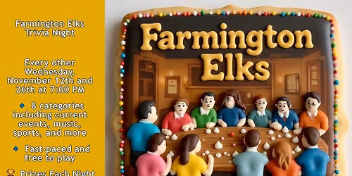 Farmington Elks Trivia Night