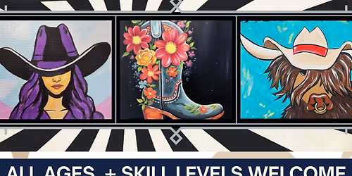 Boots & Brushes Paint Party at Market 27