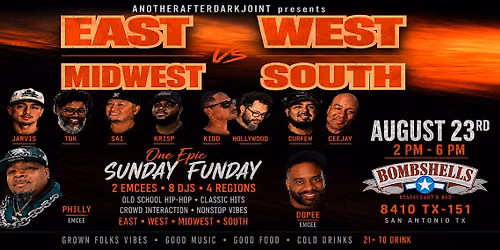 After Dark Joint Presents: East Coast vs. West Coast vs. Midwest vs. South