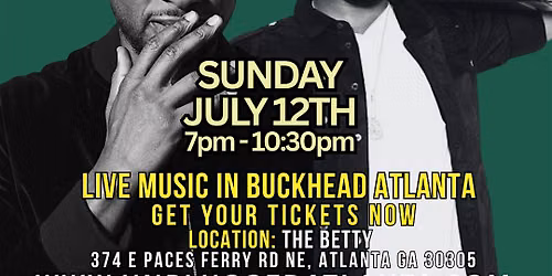 MUSIQ SOULCHILD & USHER LIVE TRIBUTE @ THE BETTY BUCKHEAD SUN JULY 12TH