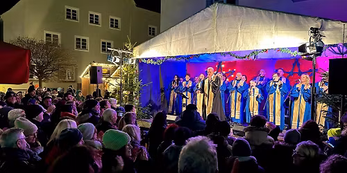 Gospel und Weihnachts Open Air Konzert Weihnachtsmarkt Hersbruck 