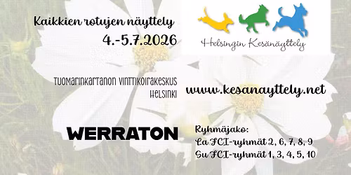 Helsingin Kes\u00e4n\u00e4yttely 2026, Helsinki kr