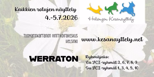 Helsingin Kes\u00e4n\u00e4yttely 2026, Helsinki kr