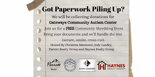 FREE Community Shredding Event